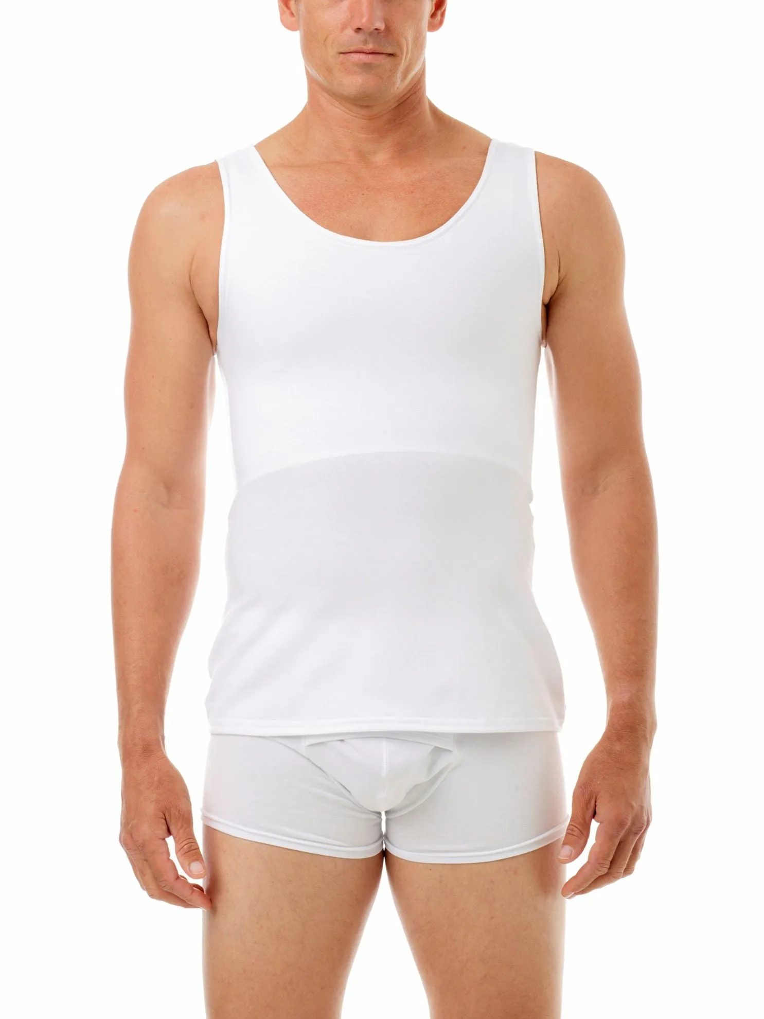 UNDERWORKS 988 COTTON CONCEALER COMPRESSION CHEST BINDER TANK