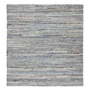 Viridian Denim & Jute Rug