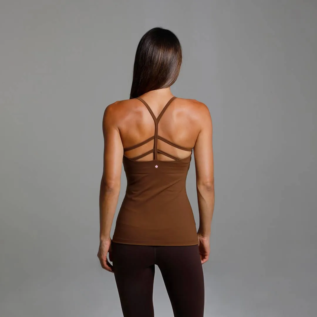 Warrior Y-Back Yoga Tank (Bronze)