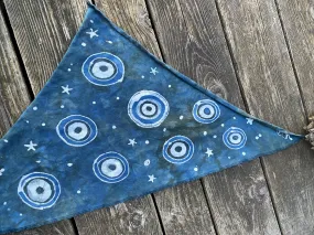 Wild Blueberries Handmade Batik Bandana