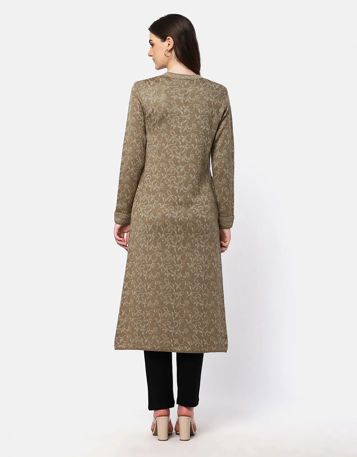 Women Winter Wear Woolen Fancy Kurti