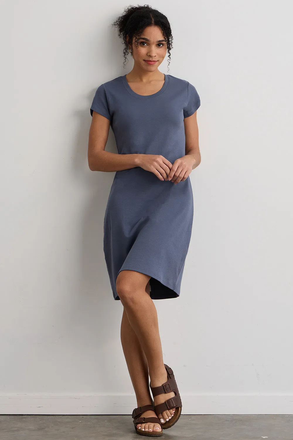 Women's 100% Organic Cotton T-Shirt Dress