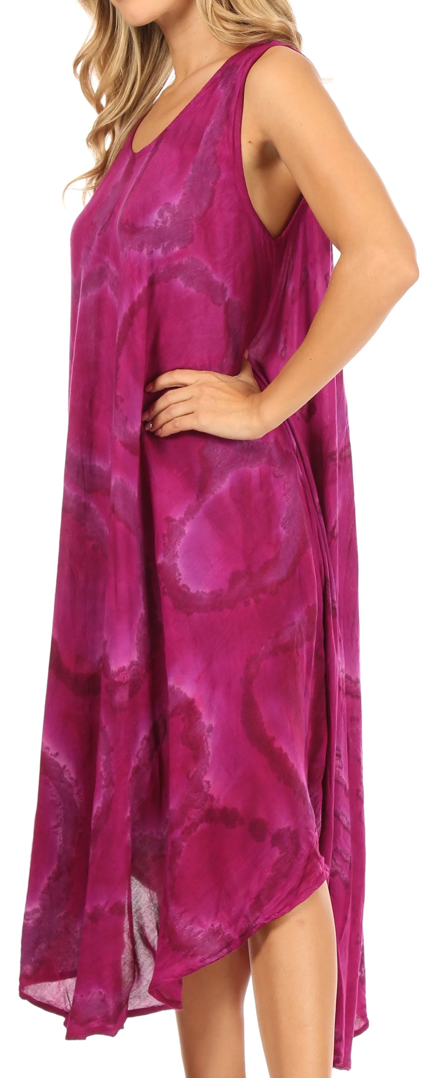 Women's Sleeveless Caftan Beach Cover up Dress | Rocio