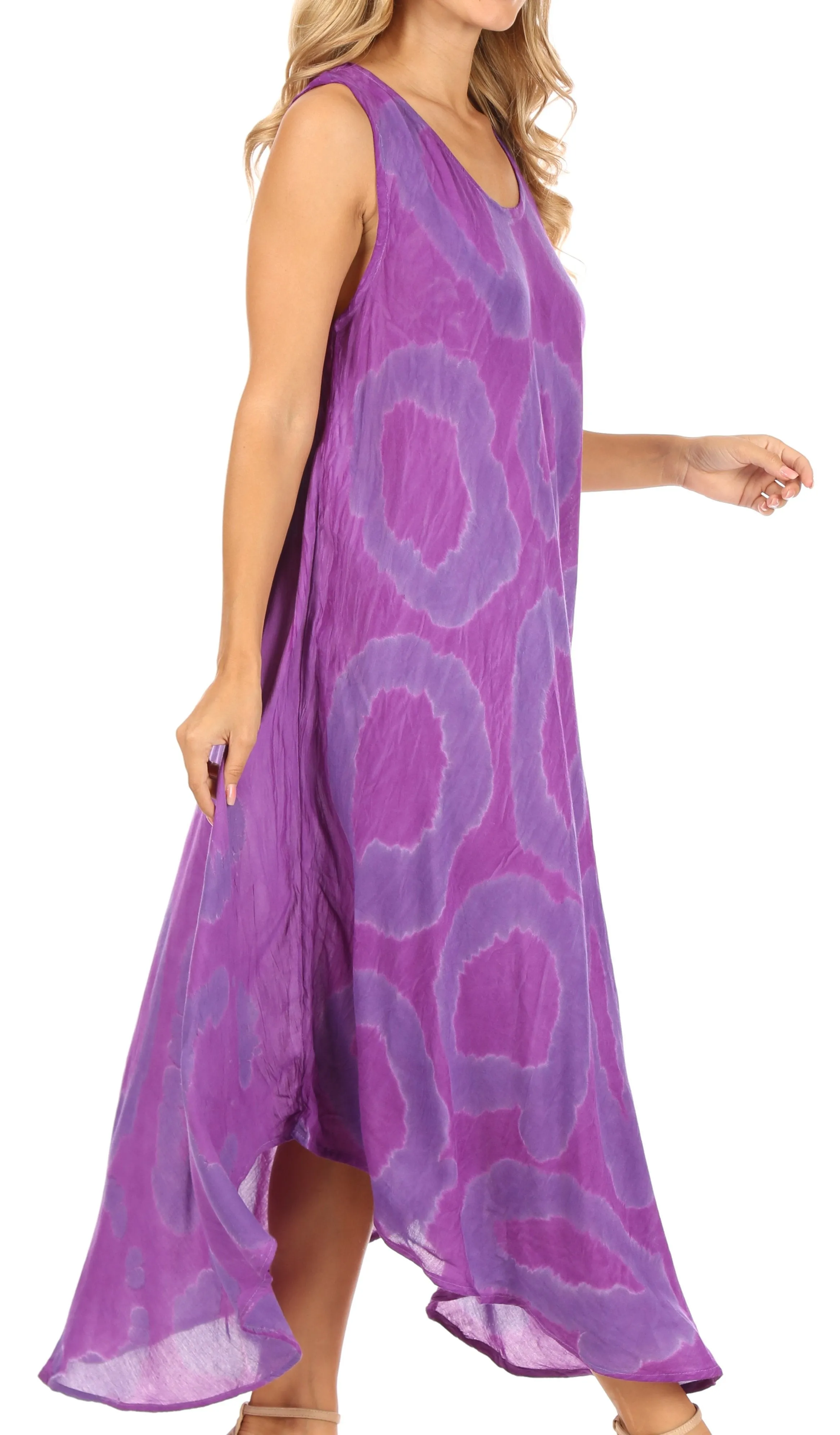 Women's Sleeveless Caftan Beach Cover up Dress | Rocio