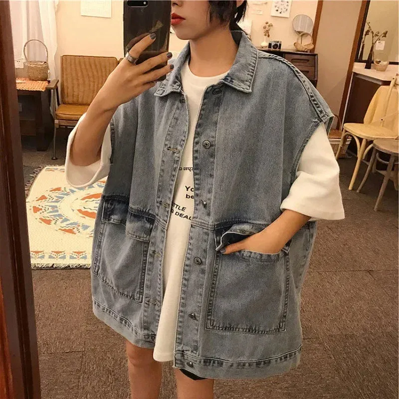 Women's Spring Autumn Denim Jacket 2024 New Casual Petite Stylish Top Clothing Hooded Cropped Jacket For Fashion