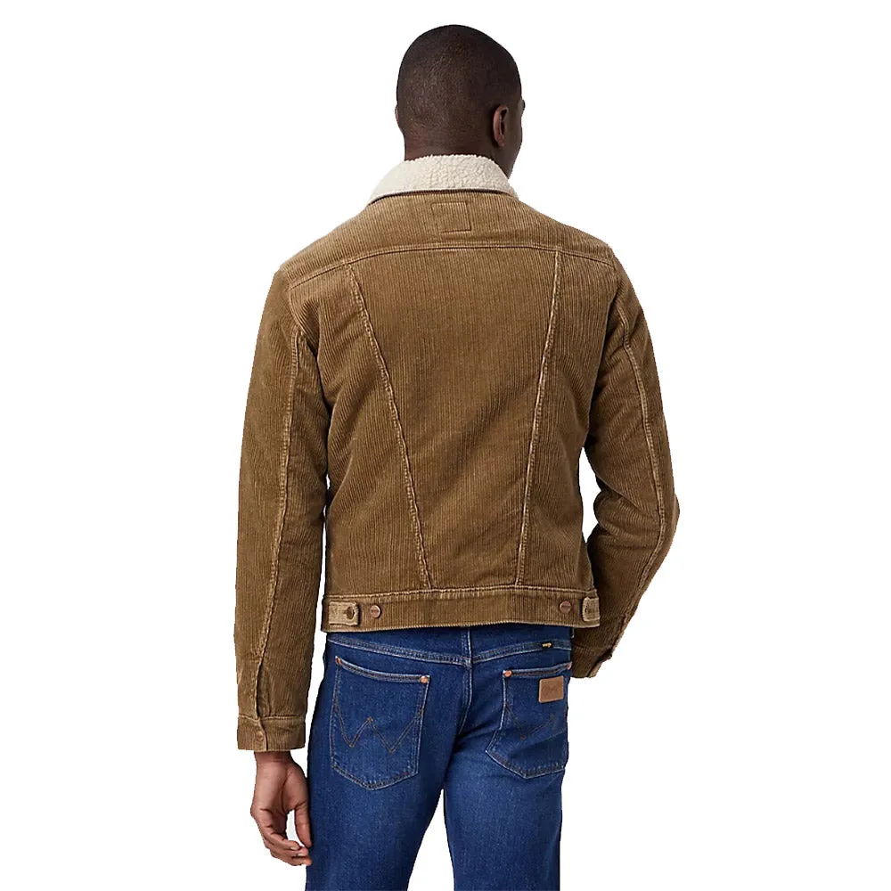 Wrangler Corduroy Sherpa Jacket - Teak