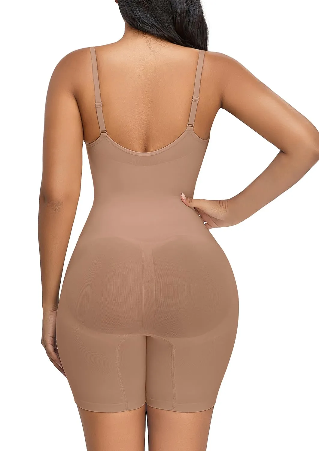 YIANNA Bodysuit for Women Seamless Shapewear Tummy Control Sculpting Body Shaper Butt Lifter