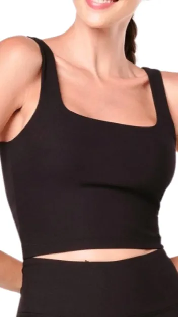 Zumba Prep Crop Tank With Shelf Bra